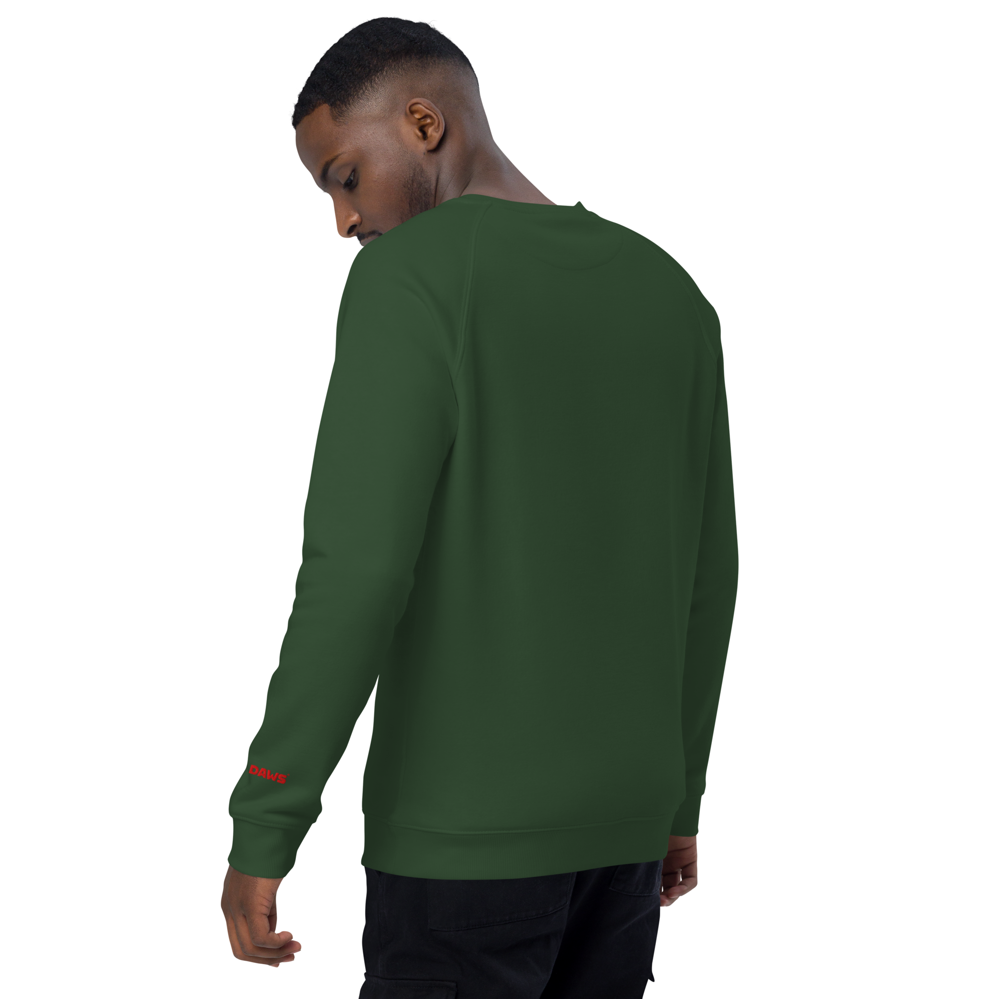 Sudadera Geometric orgánica raglán unisex