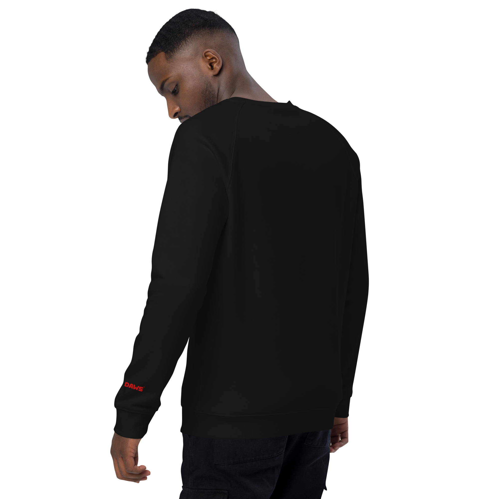 Sudadera Geometric orgánica raglán unisex