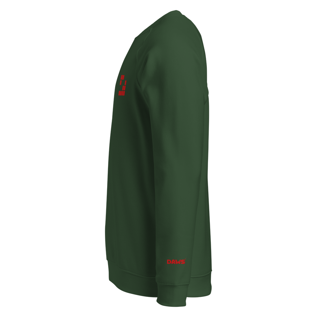 Sudadera Geometric orgánica raglán unisex