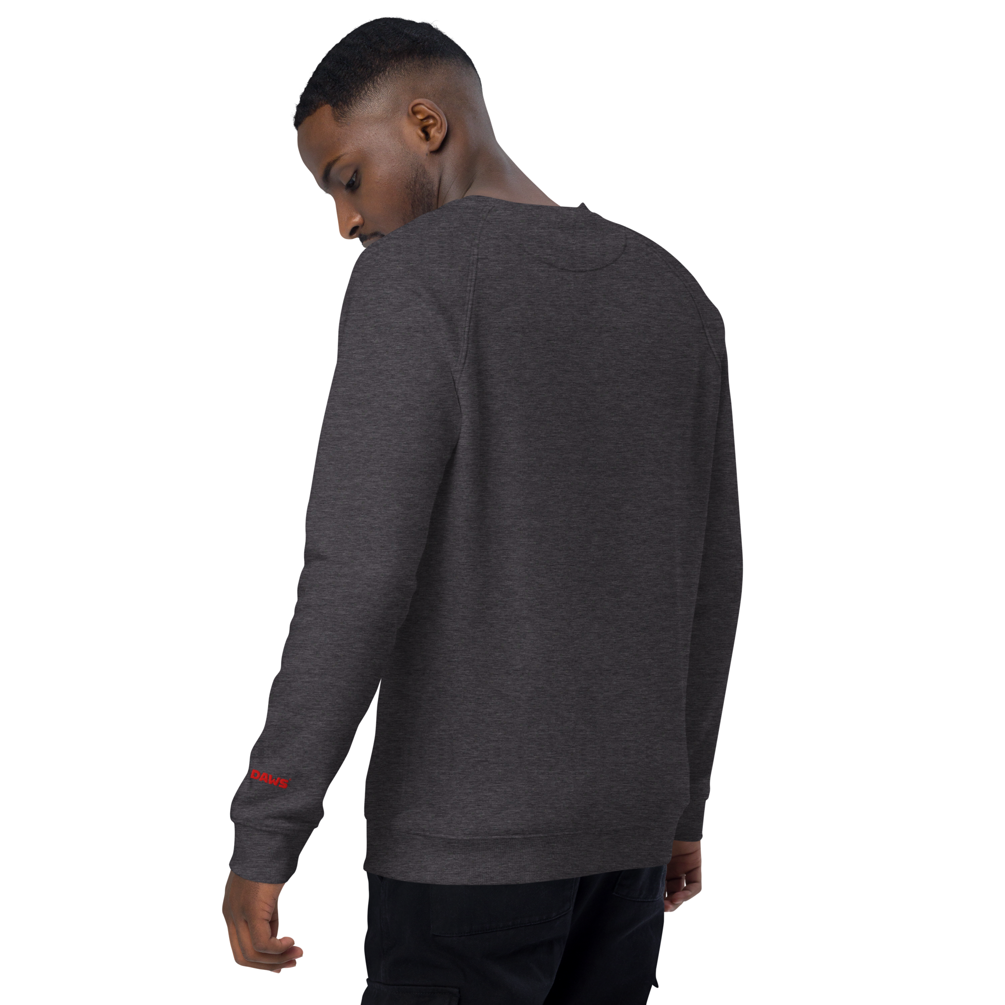 Sudadera Geometric orgánica raglán unisex