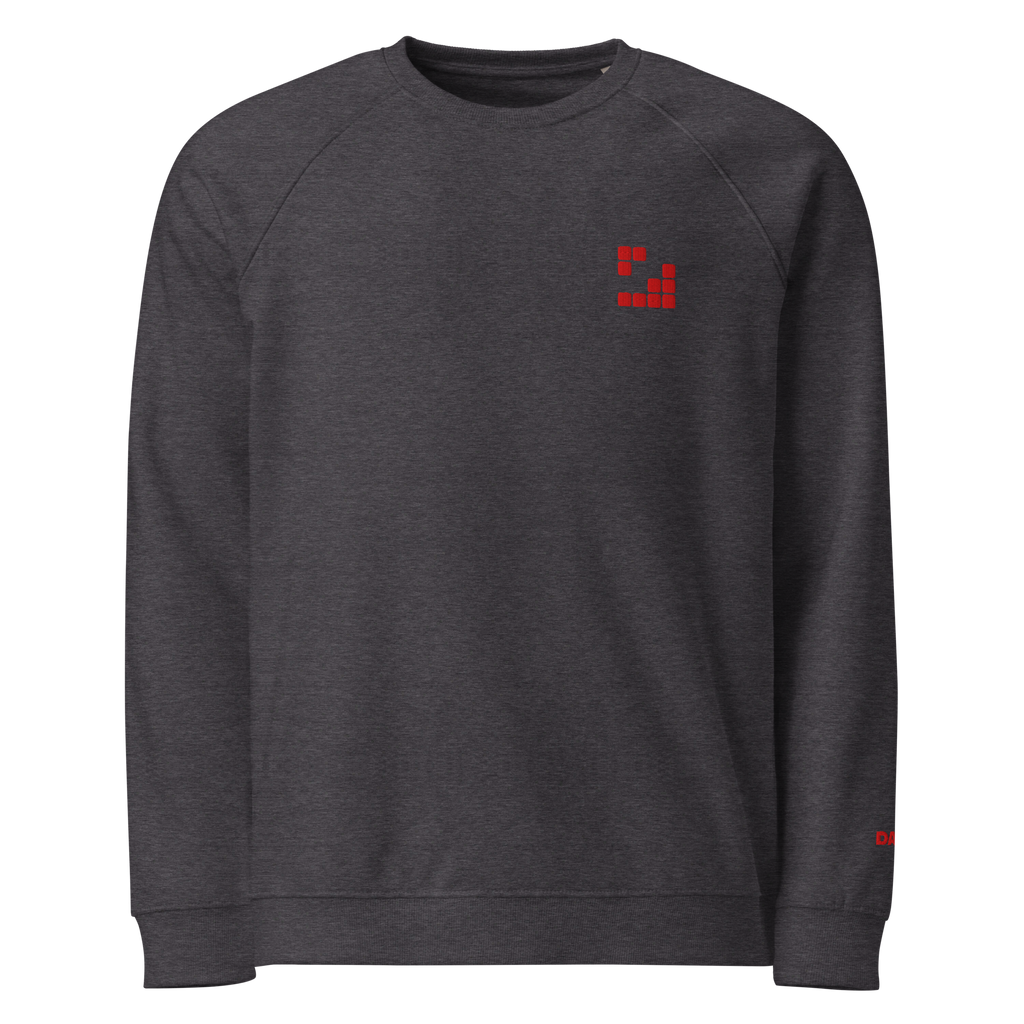 Sudadera Geometric orgánica raglán unisex