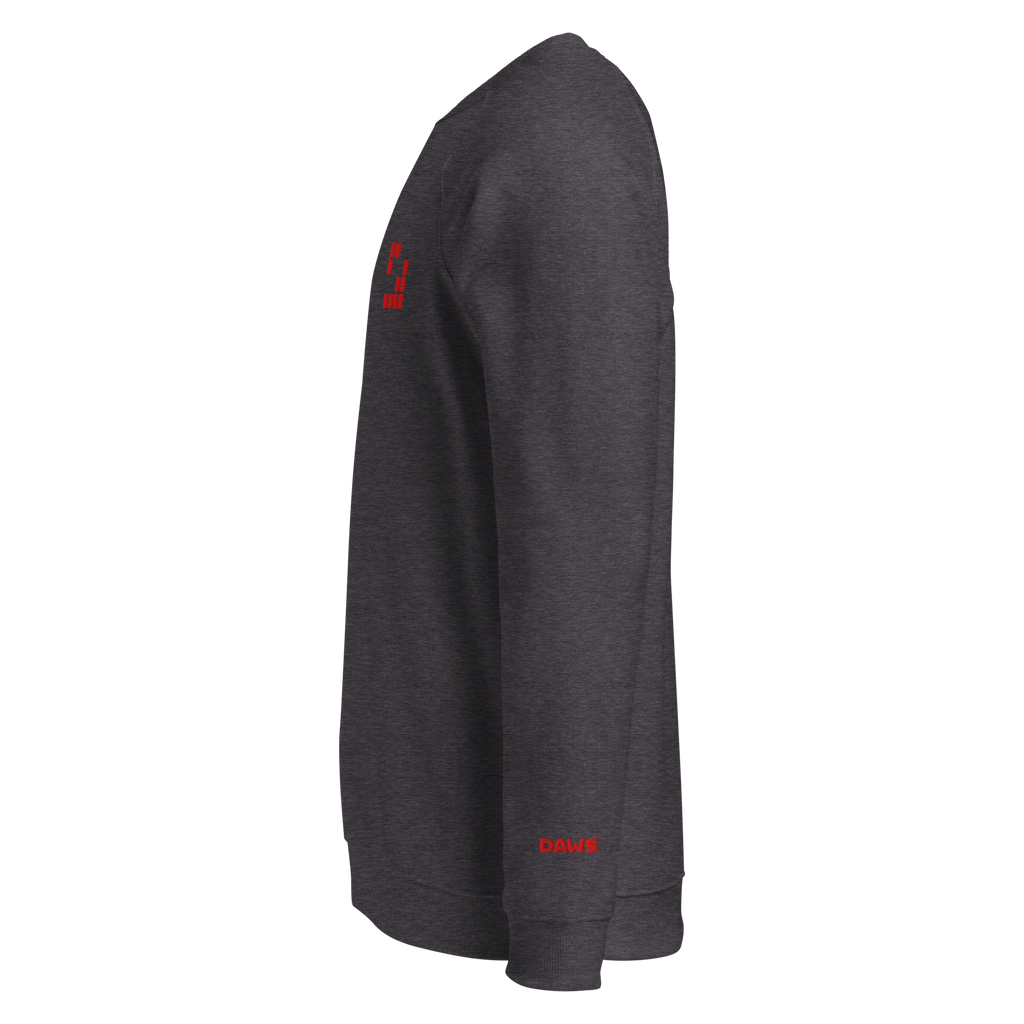 Sudadera Geometric orgánica raglán unisex