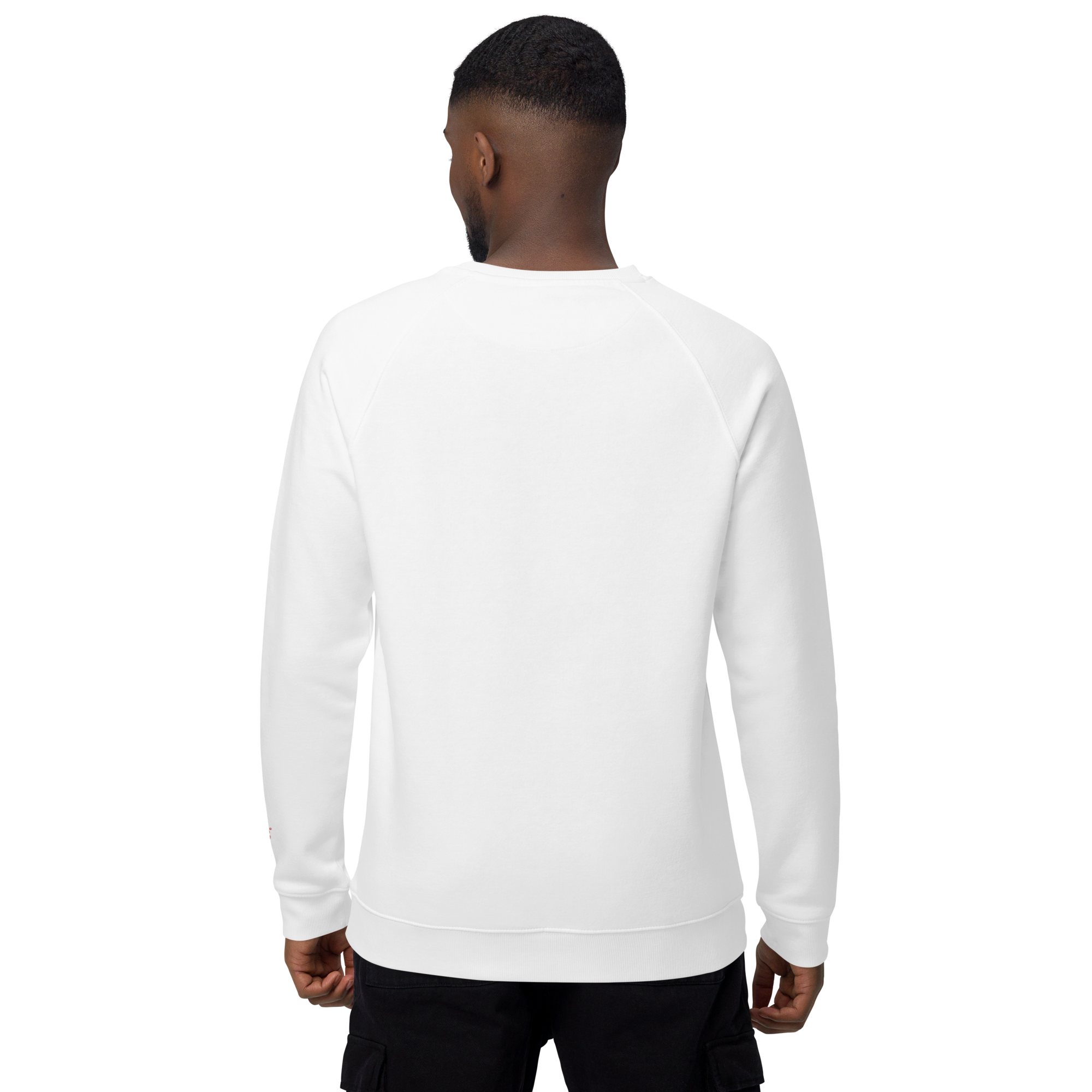 Sudadera Geometric orgánica raglán unisex