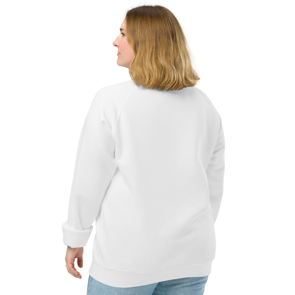 Sudadera Geometric orgánica raglán unisex
