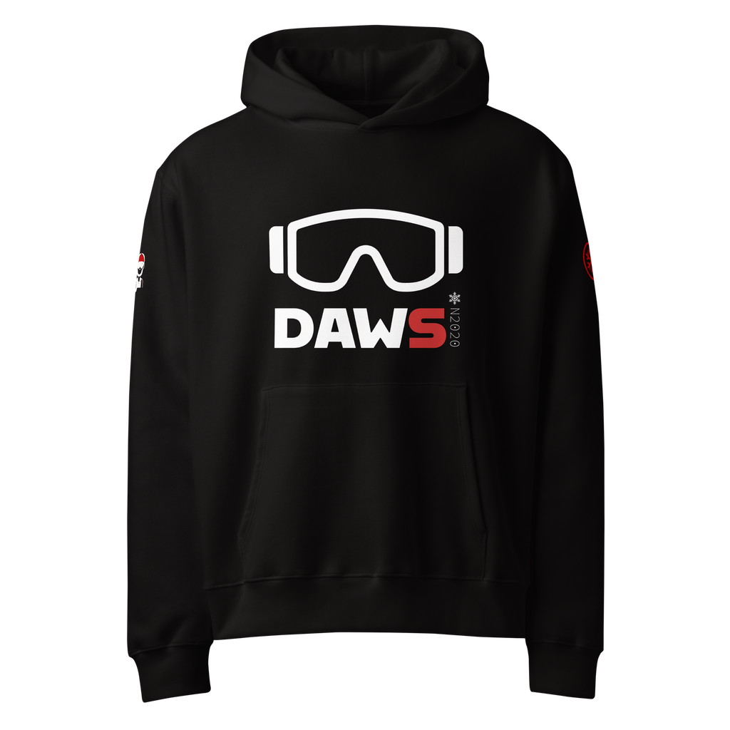 Sudadera con capucha para snow negra