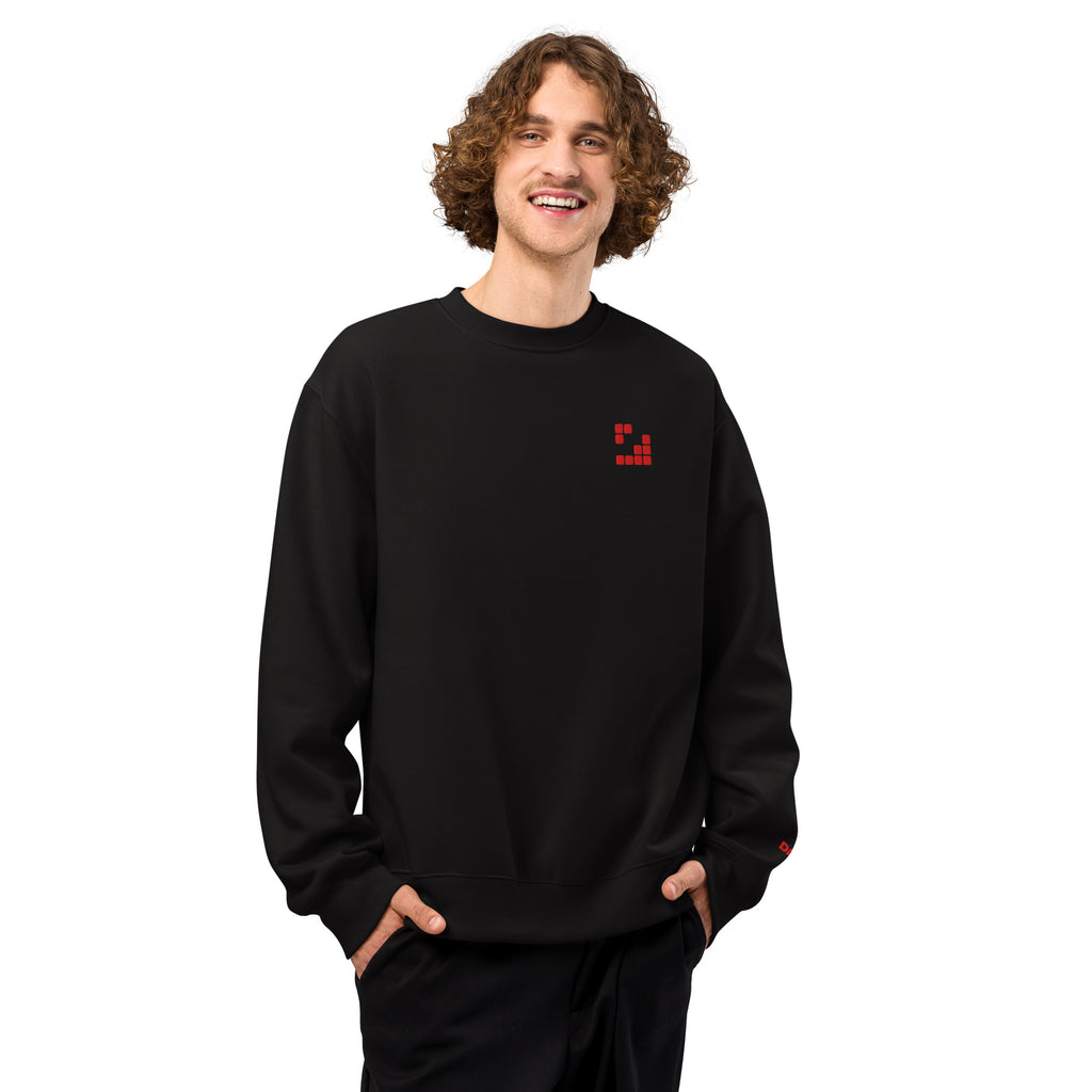 Sudadera amplia negra