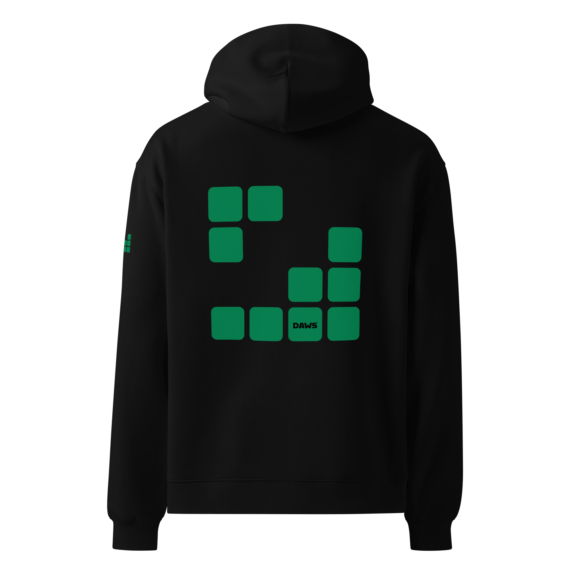 Sudadera Geometric Green oversize unisex