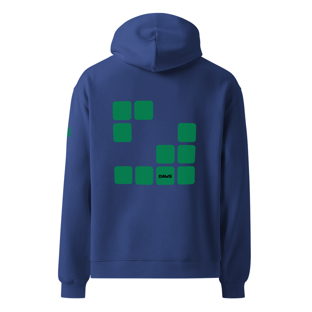Sudadera Geometric Green oversize unisex