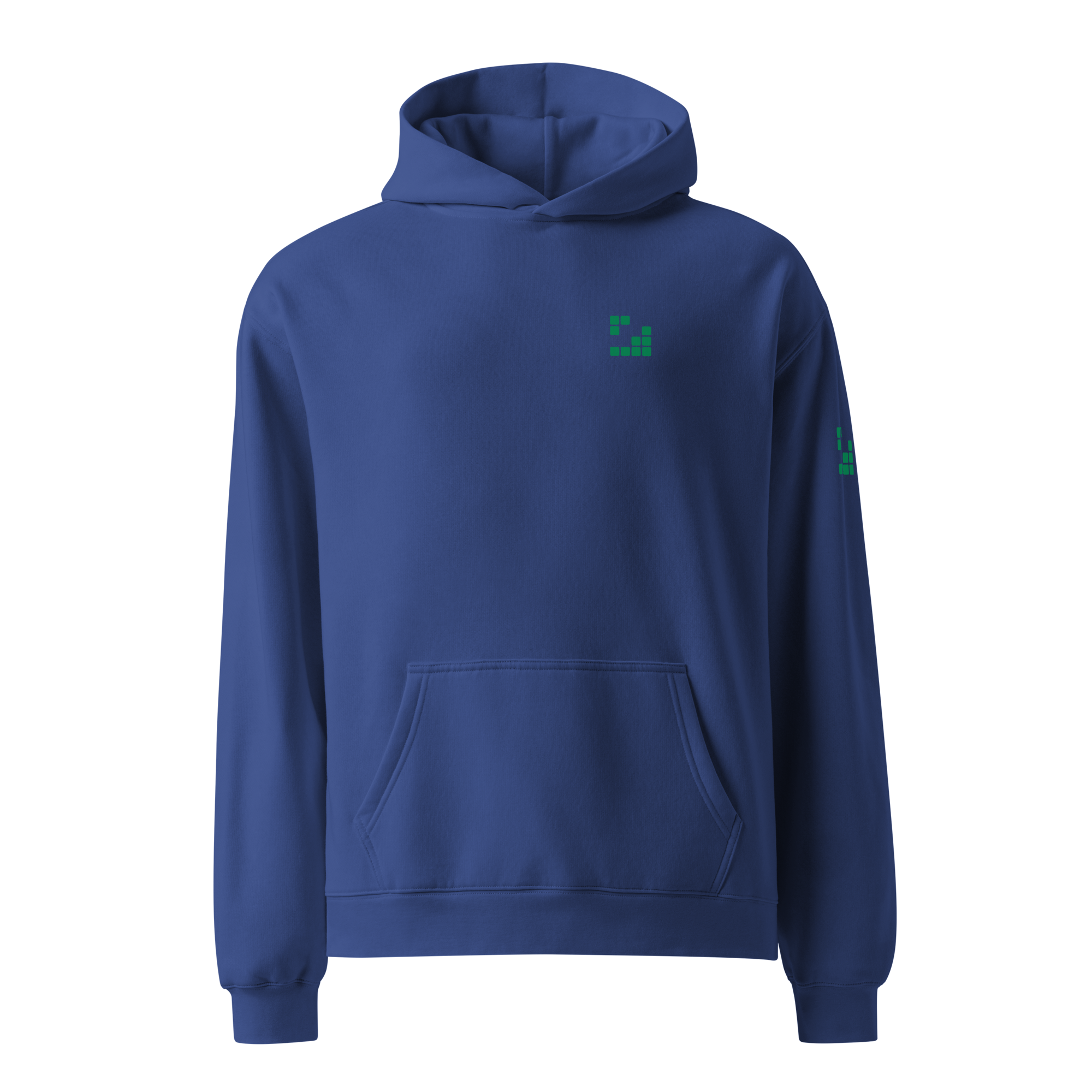 Sudadera Geometric Green oversize unisex