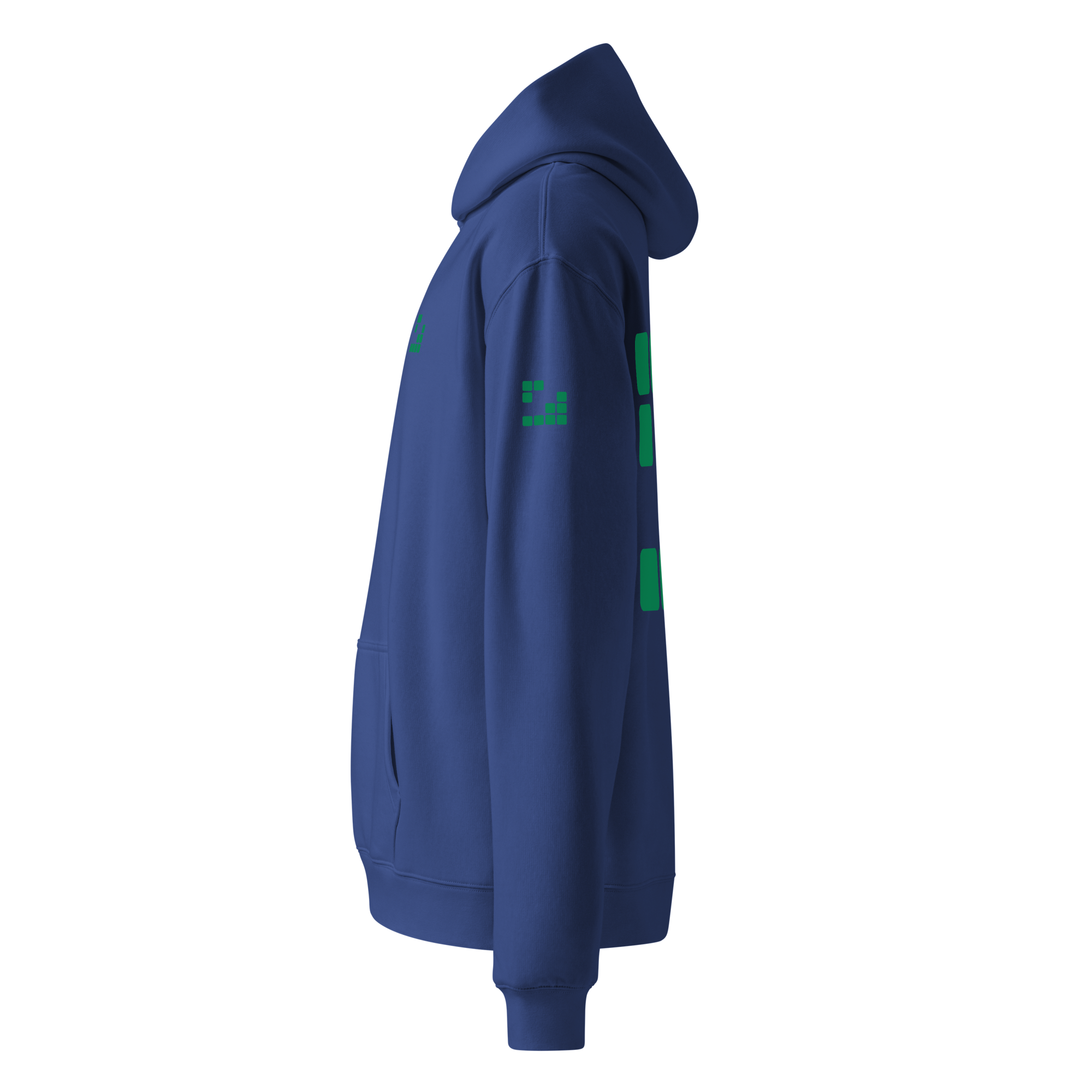Sudadera Geometric Green oversize unisex