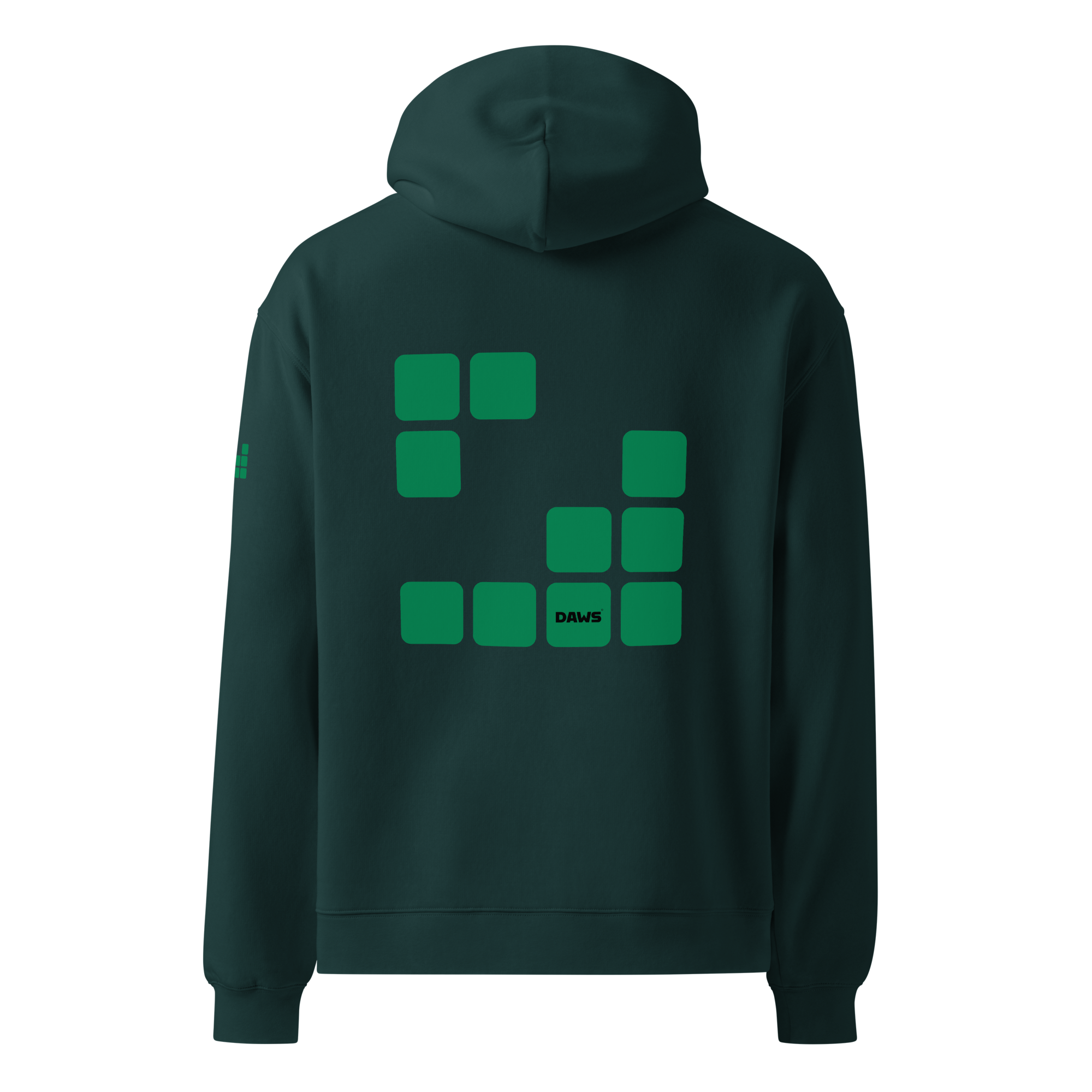 Sudadera Geometric Green oversize unisex
