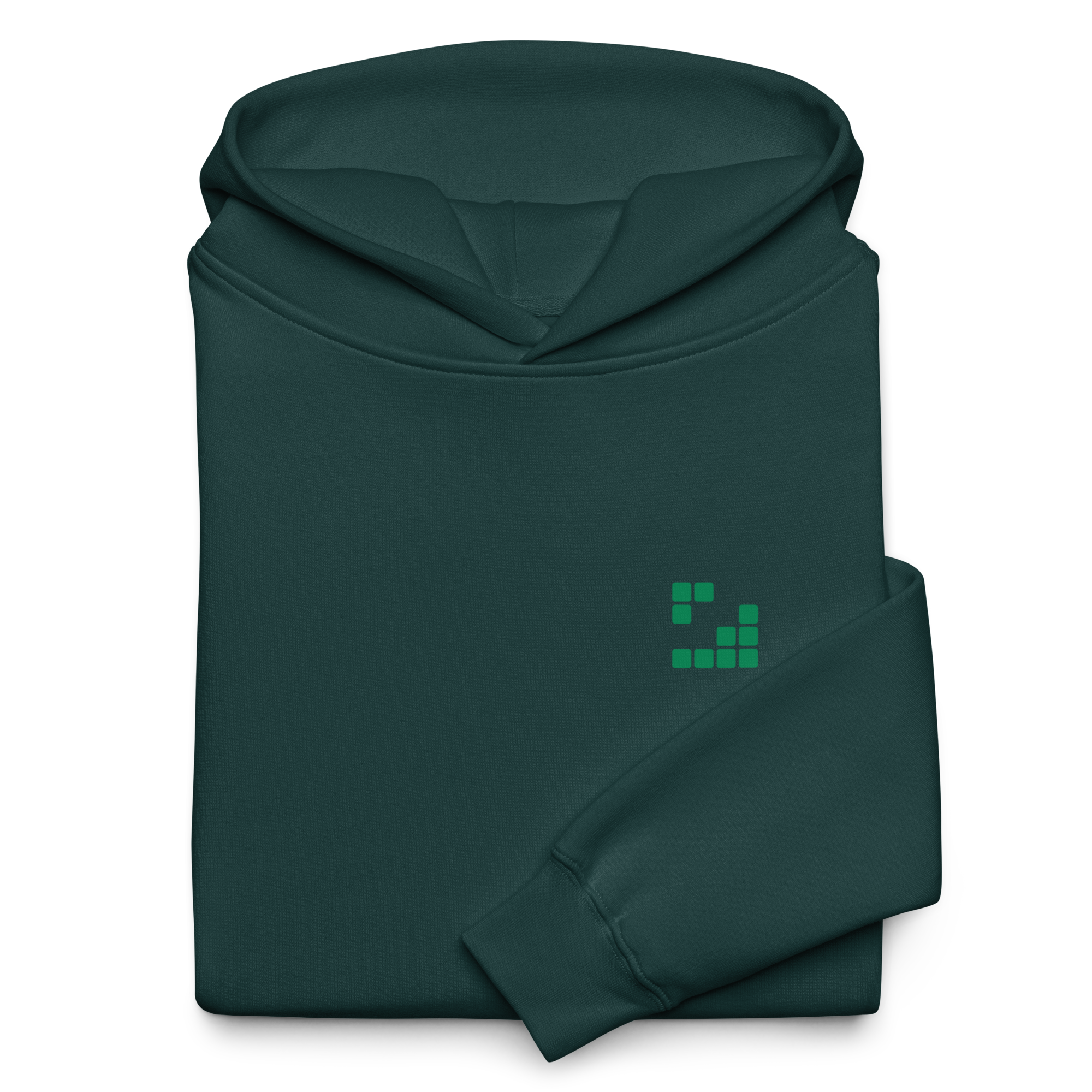 Sudadera Geometric Green oversize unisex