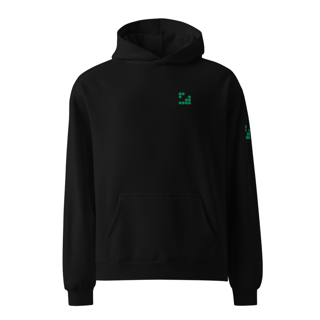 Sudadera Geometric Green oversize unisex