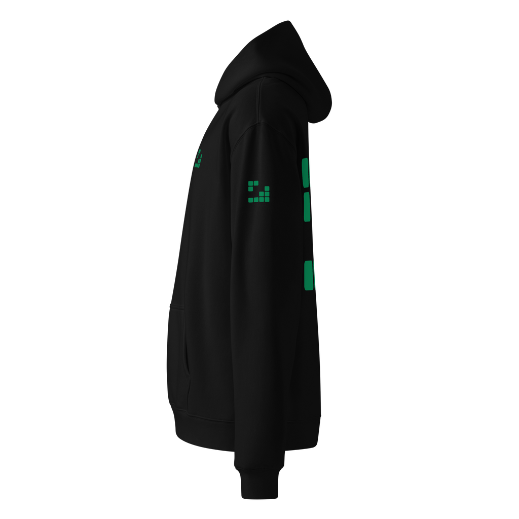 Sudadera Geometric Green oversize unisex