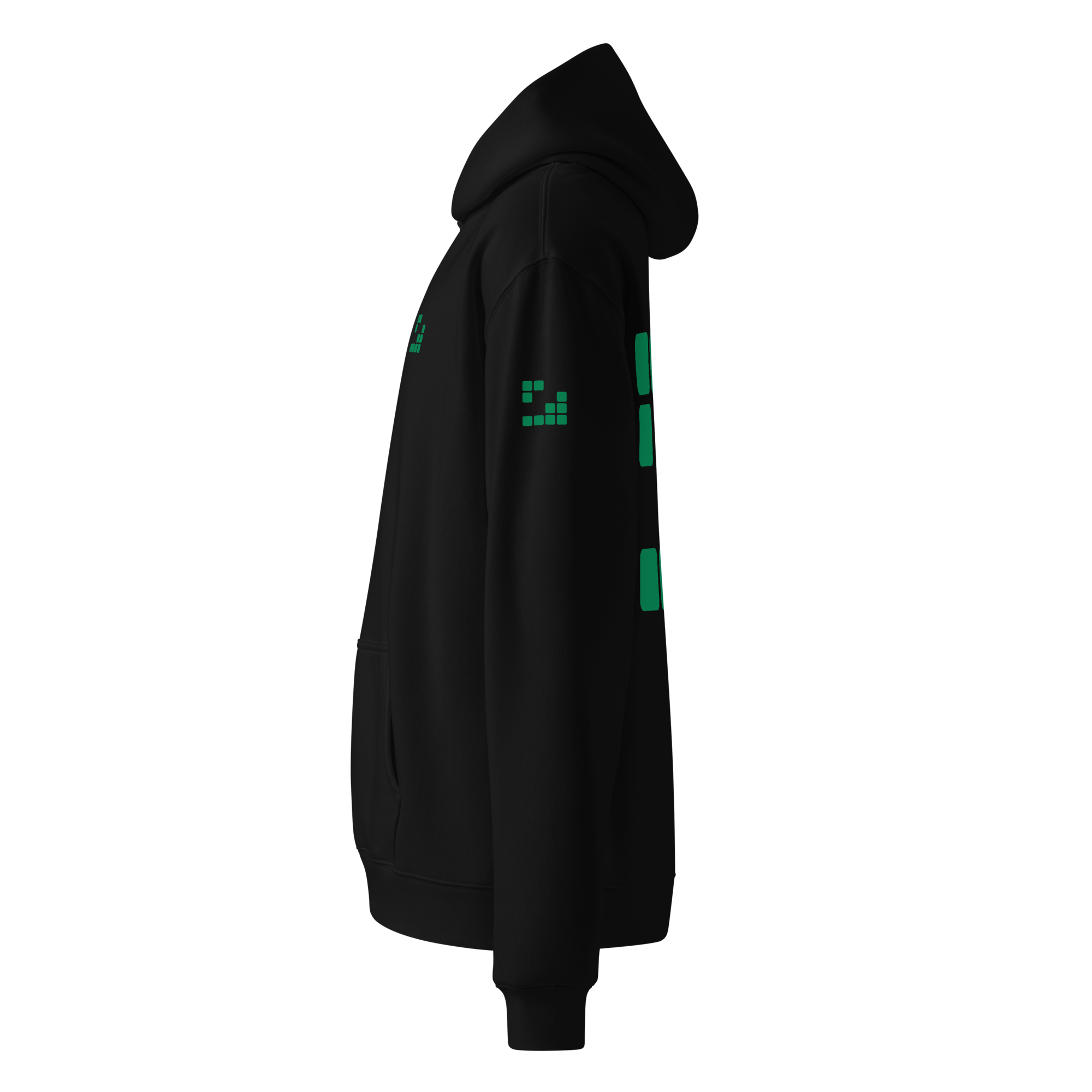 Sudadera Geometric Green oversize unisex