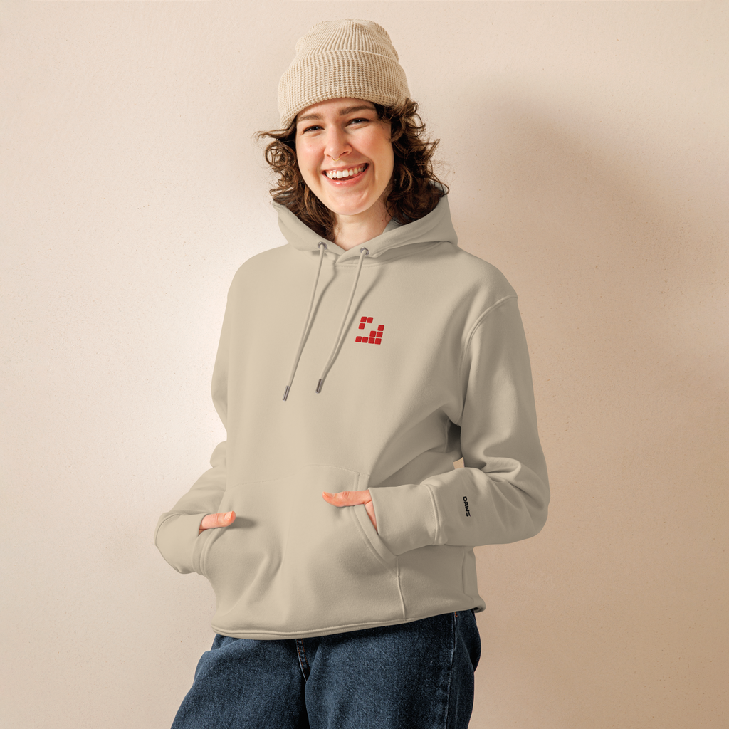 Sudadera Geometric con capucha esencial eco unisex
