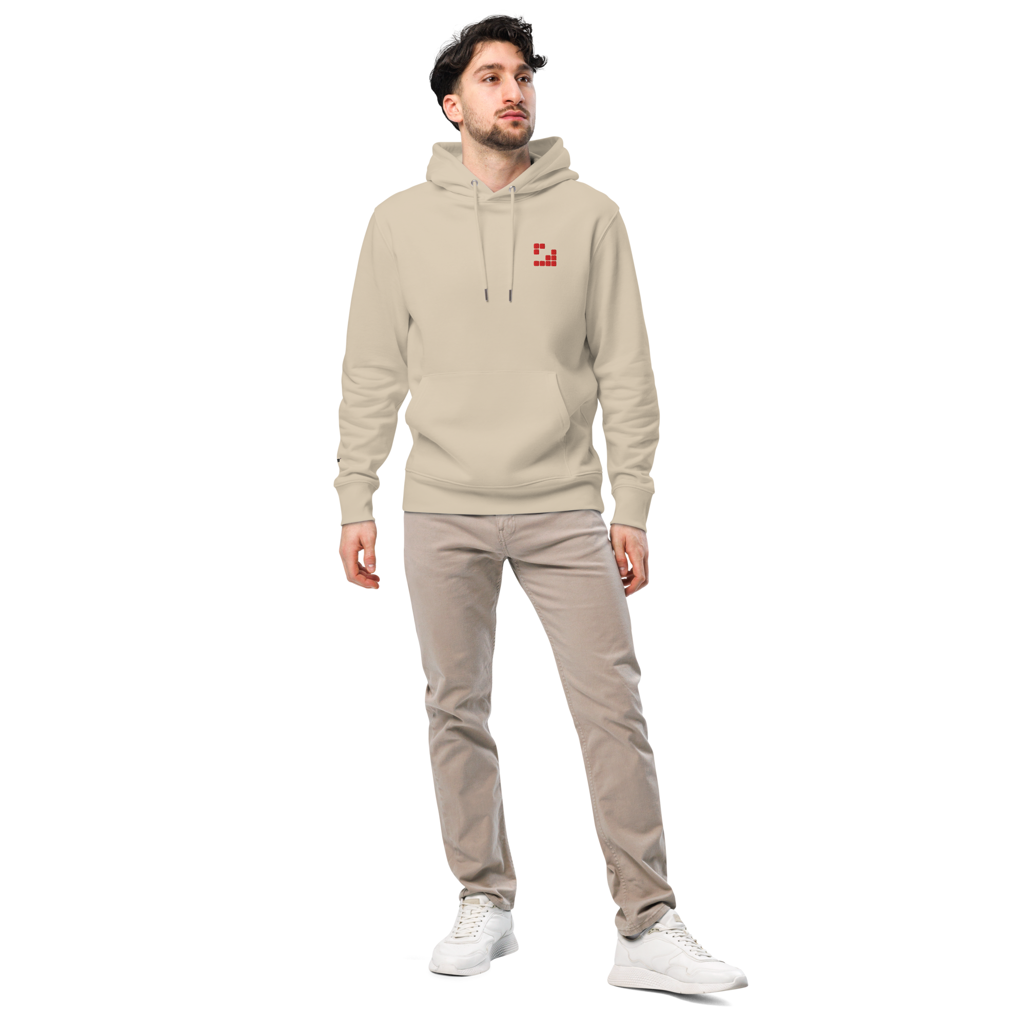 Sudadera Geometric con capucha esencial eco unisex