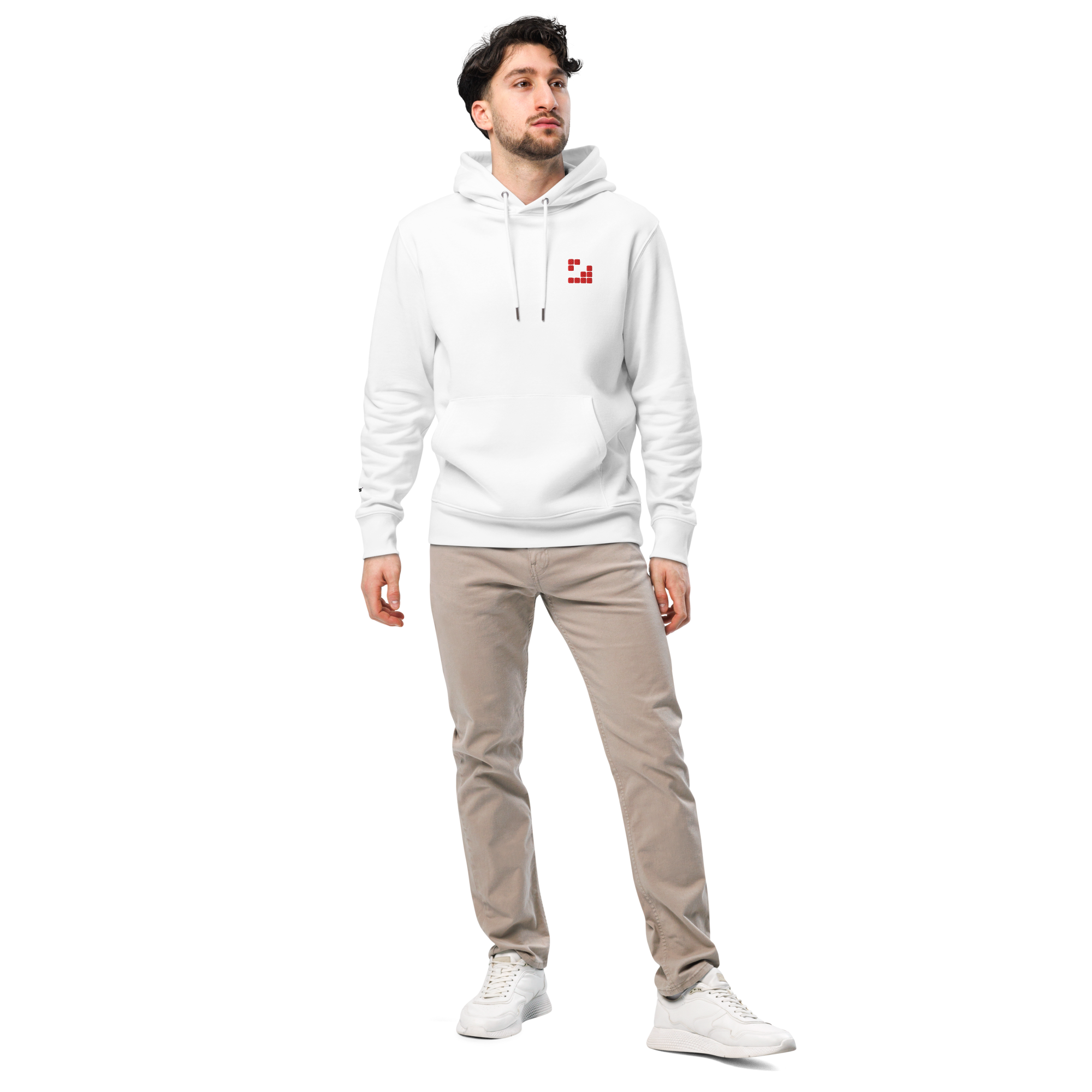 Sudadera Geometric con capucha esencial eco unisex