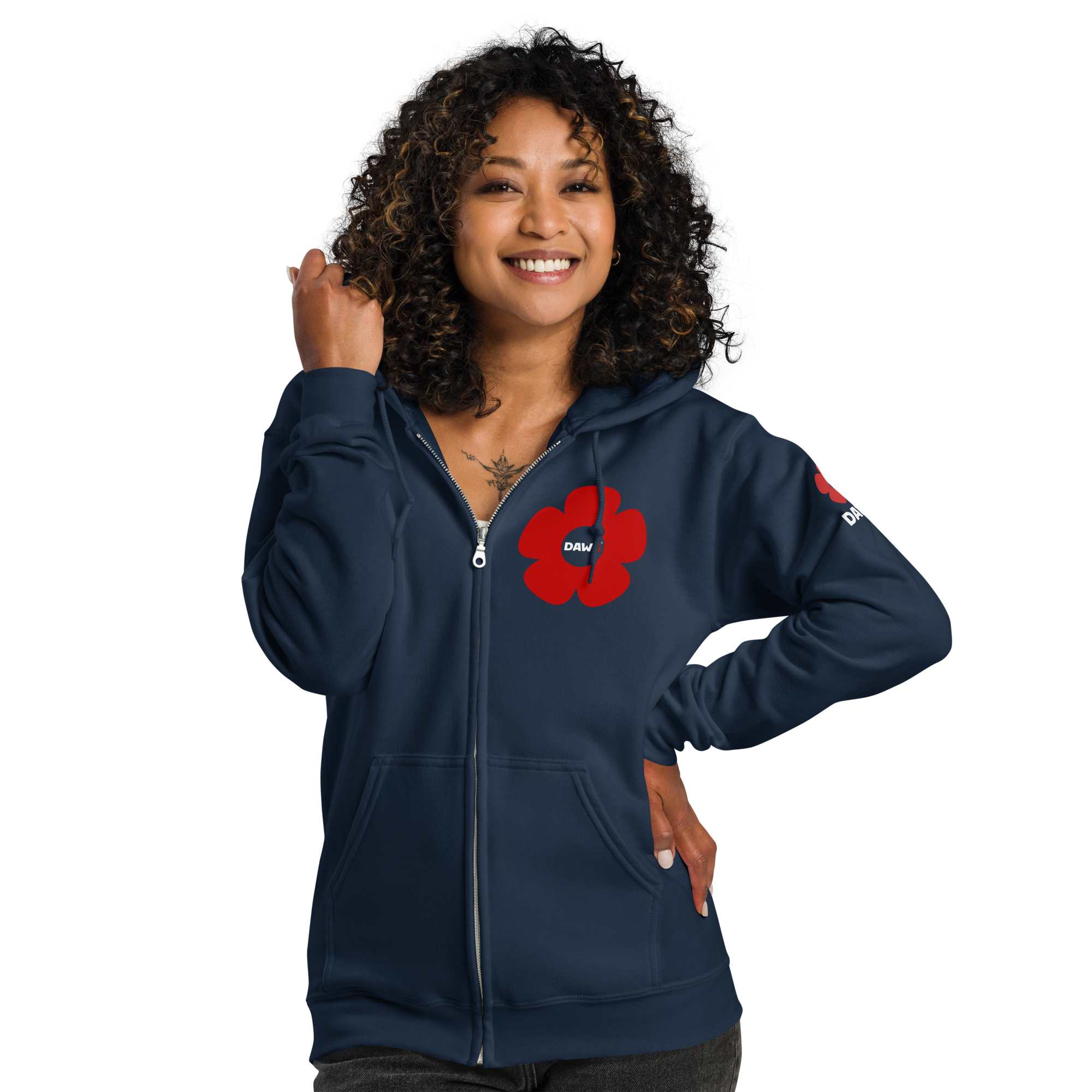 Sudadera Vera Redflower DAWS Open
