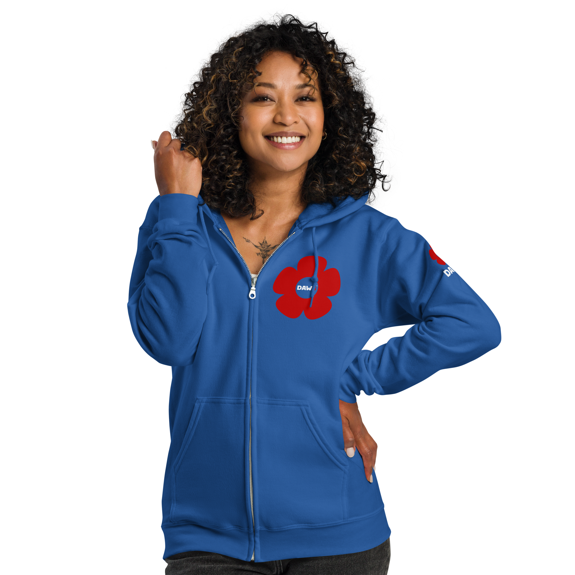 Sudadera Vera Redflower DAWS Open