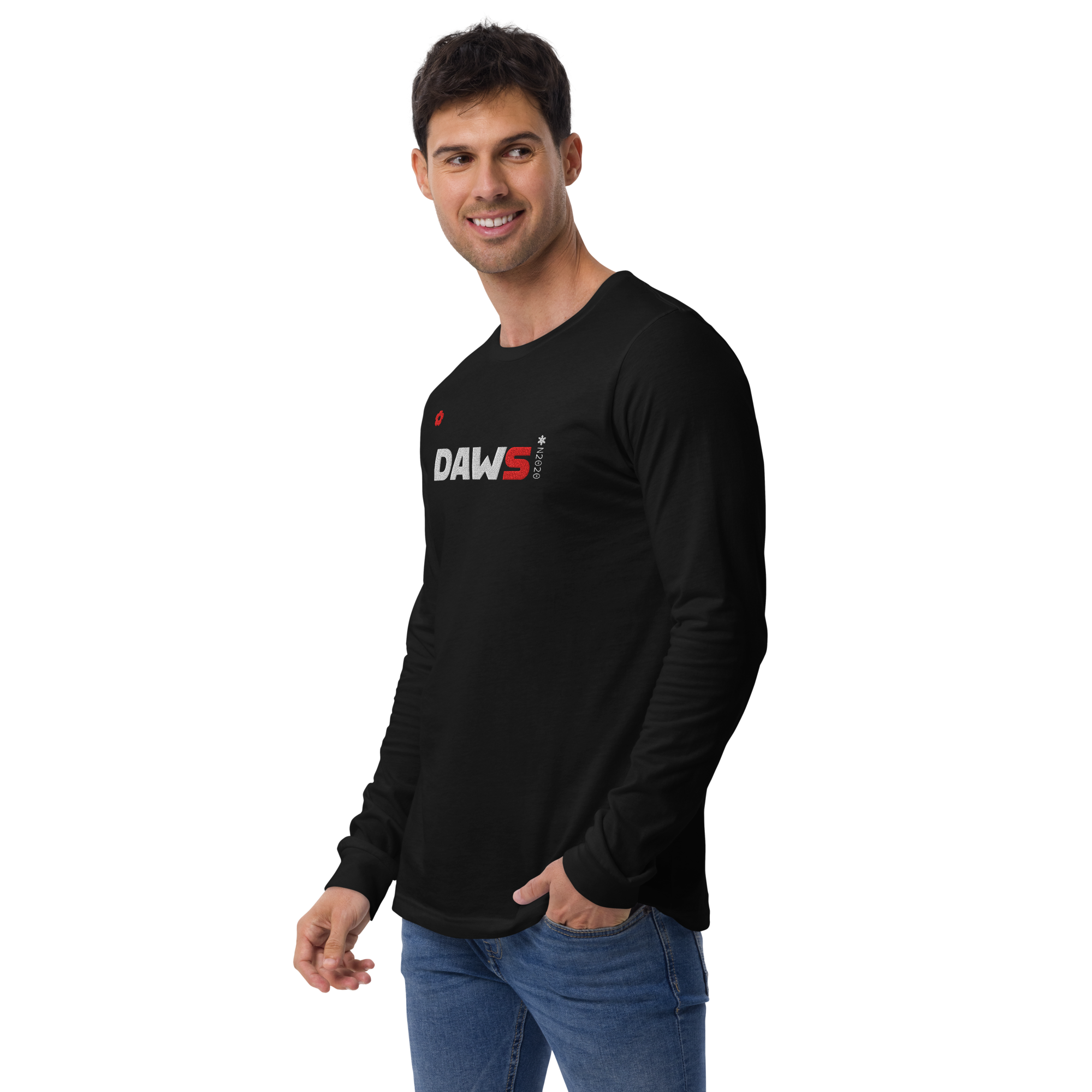 Camiseta Mad Tom N20200 Bordada manga larga unisex