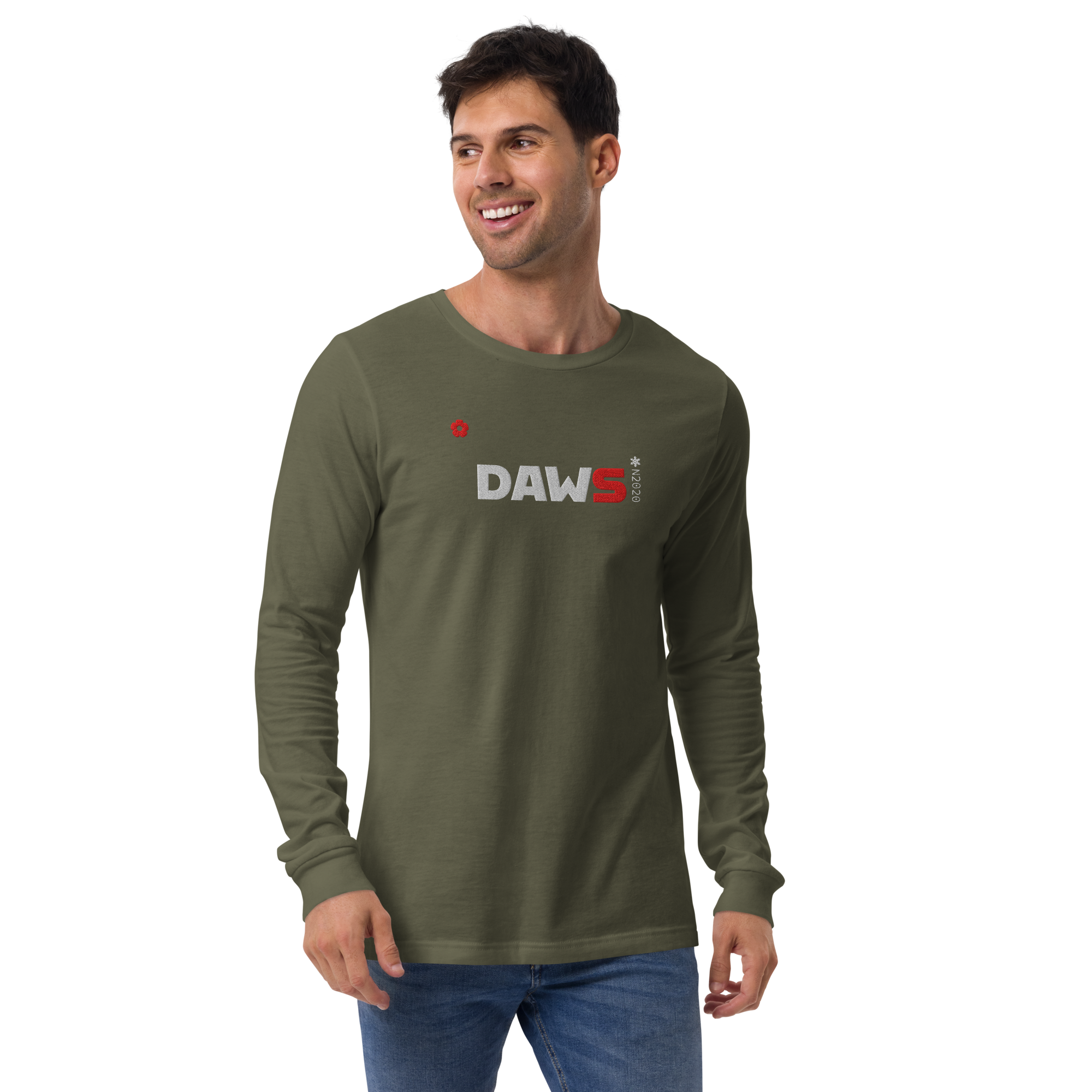 Camiseta Mad Tom N20200 Bordada manga larga unisex