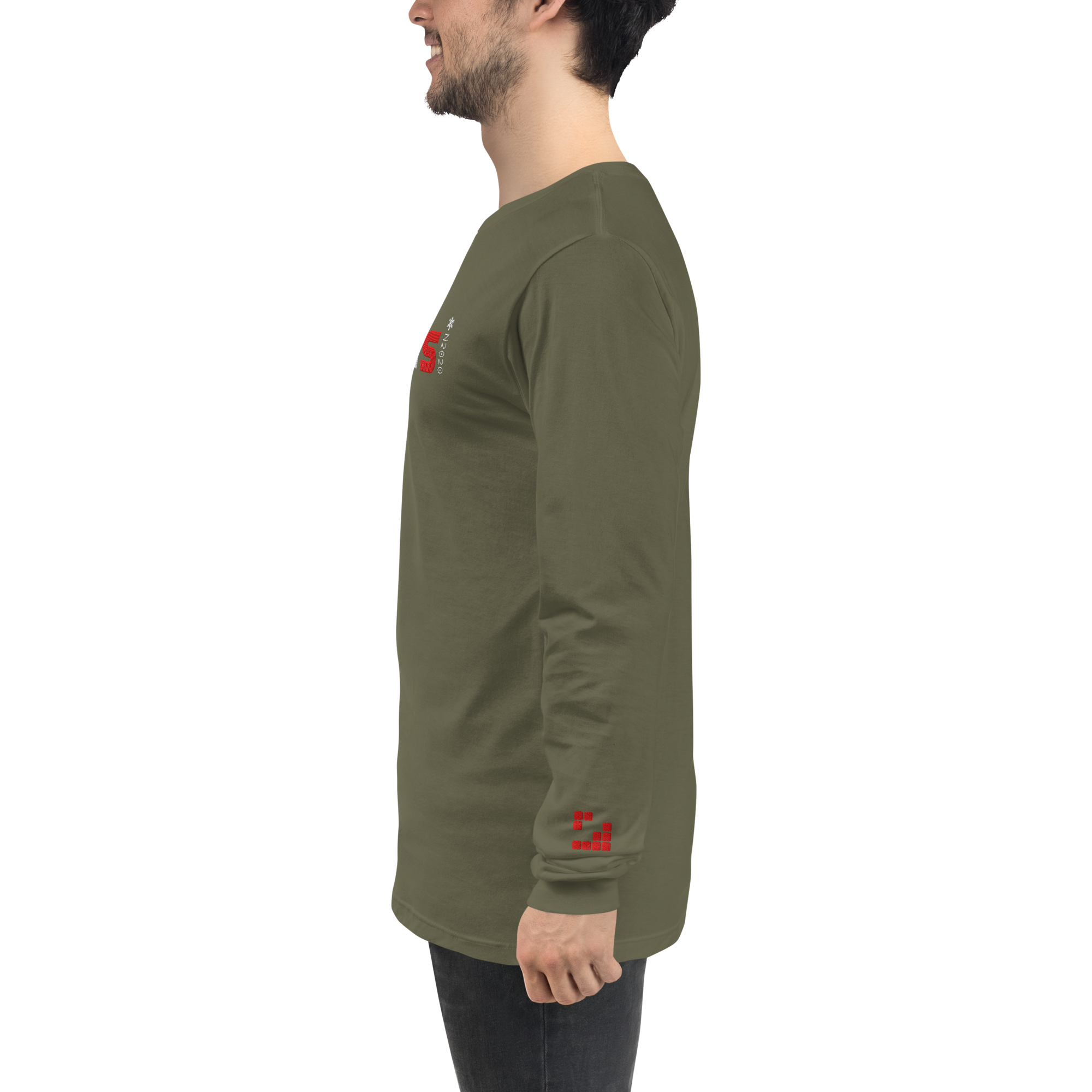 Camiseta Mad Tom N20200 Bordada manga larga unisex
