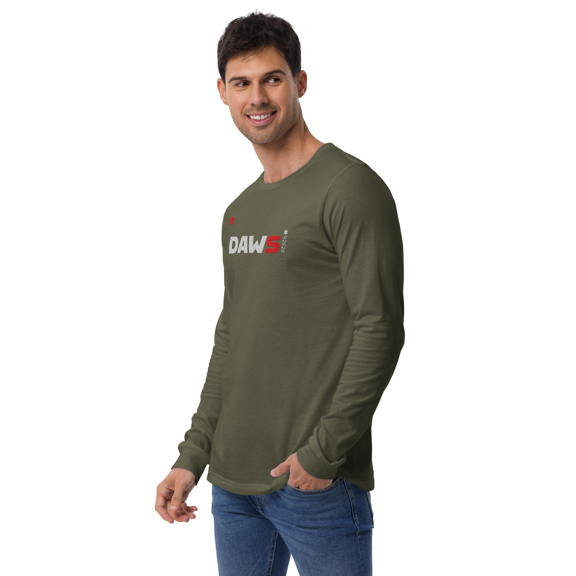 Camiseta Mad Tom N20200 Bordada manga larga unisex