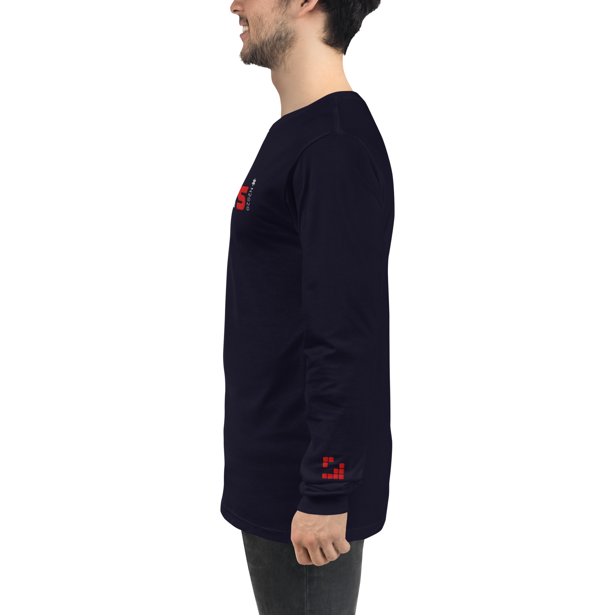 Camiseta Mad Tom N20200 Bordada manga larga unisex