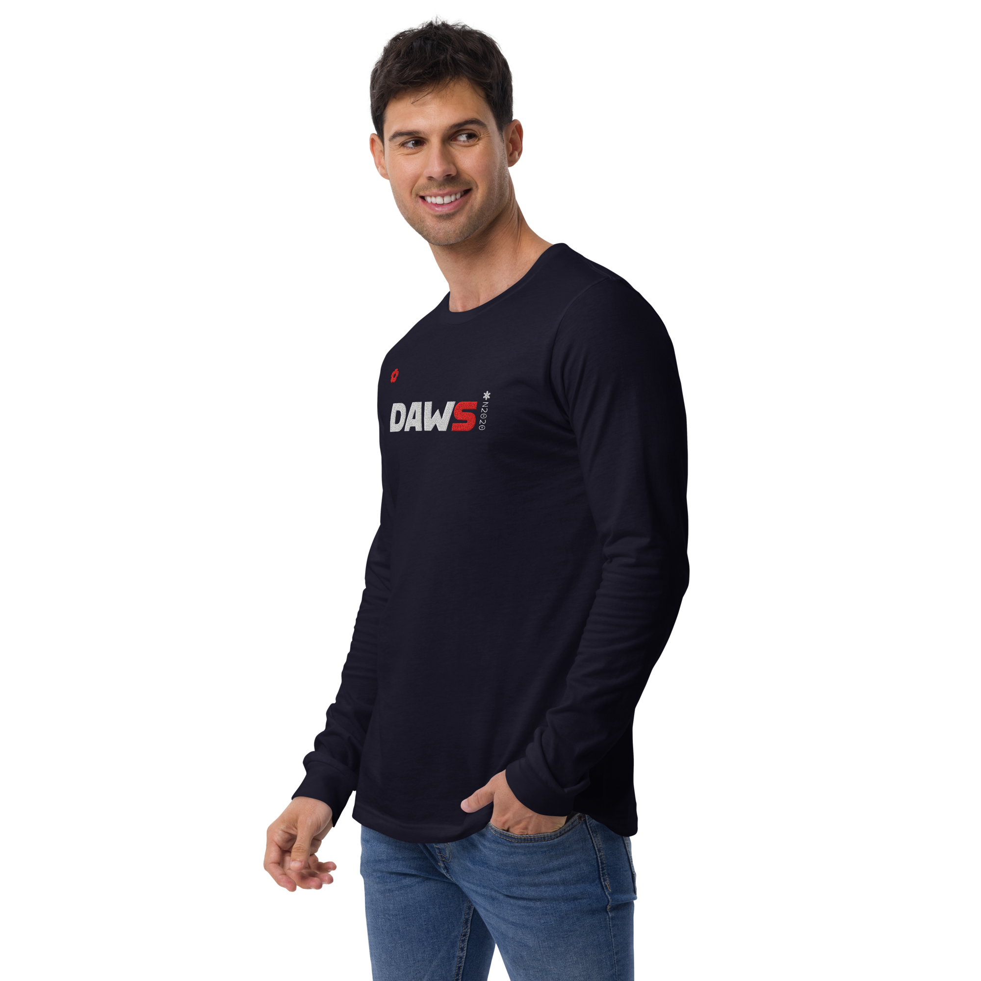 Camiseta Mad Tom N20200 Bordada manga larga unisex