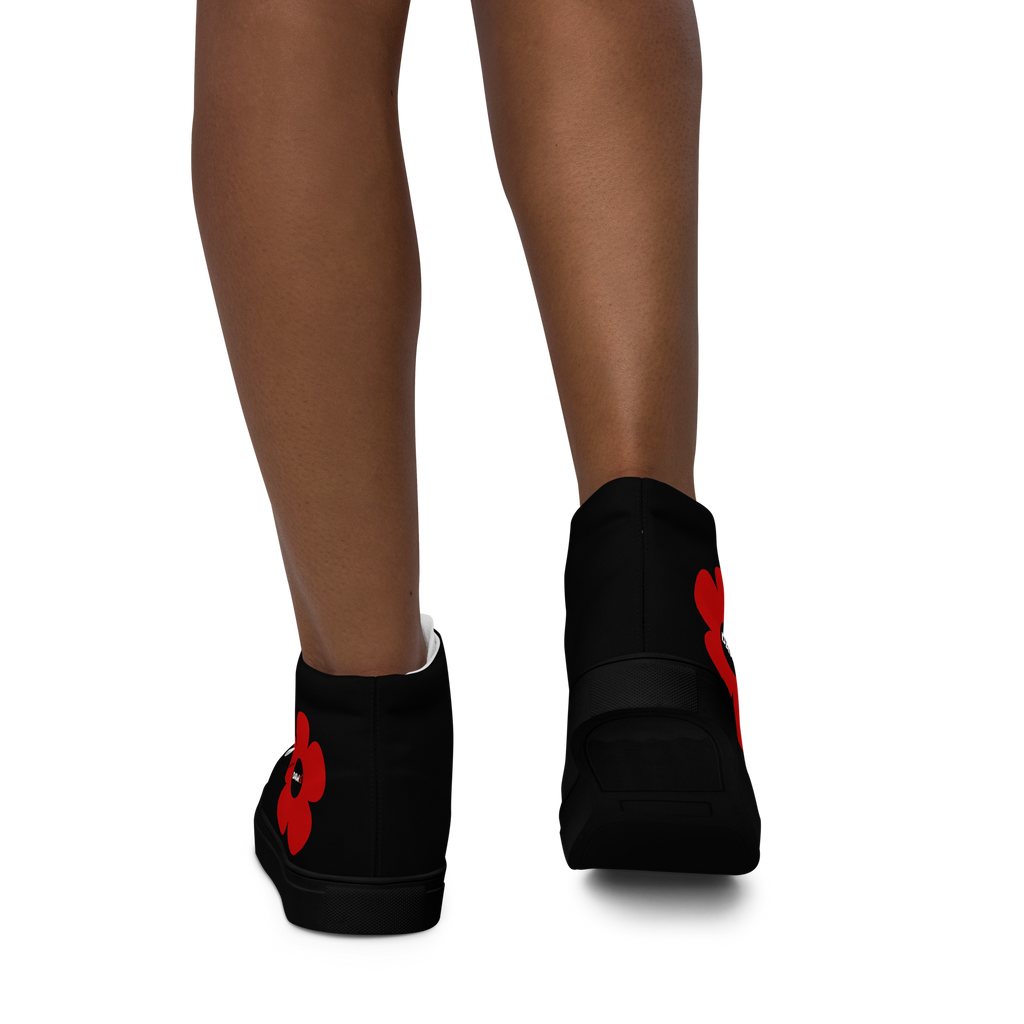Zapatillas Vera Redflower Negras Mujer