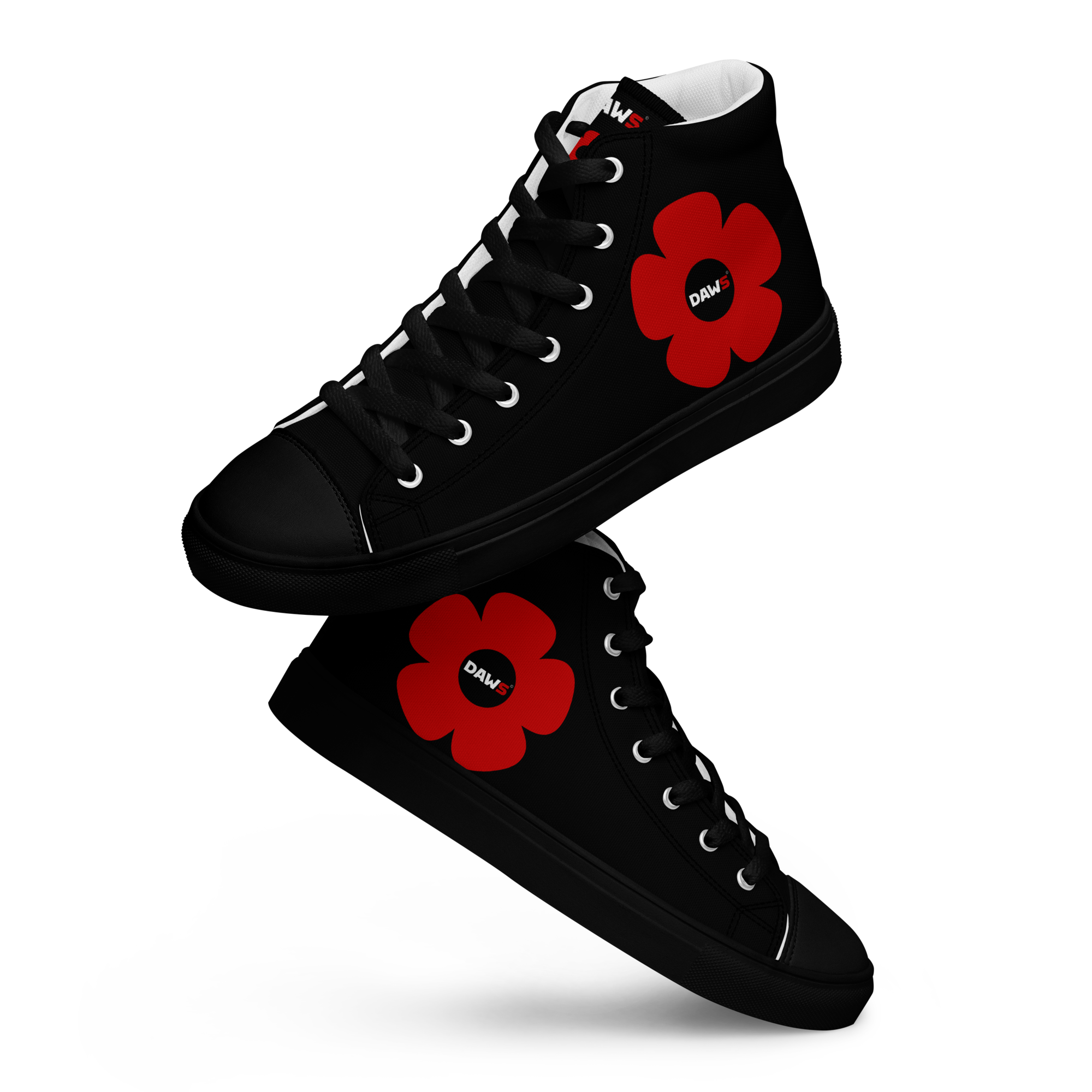 Zapatillas Vera Redflower Negras Mujer