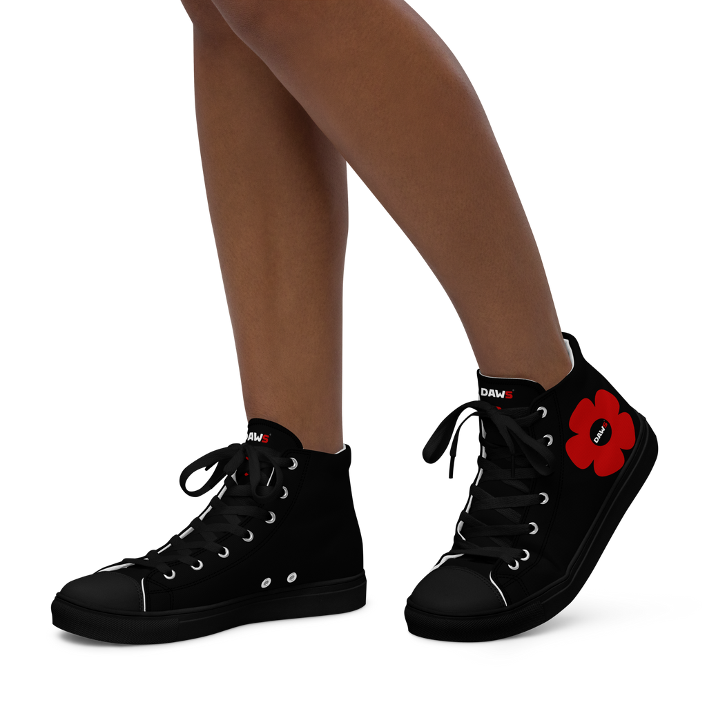 Zapatillas Vera Redflower Negras Mujer
