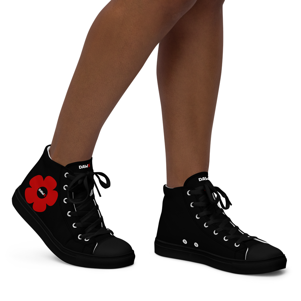 Zapatillas Vera Redflower Negras Mujer